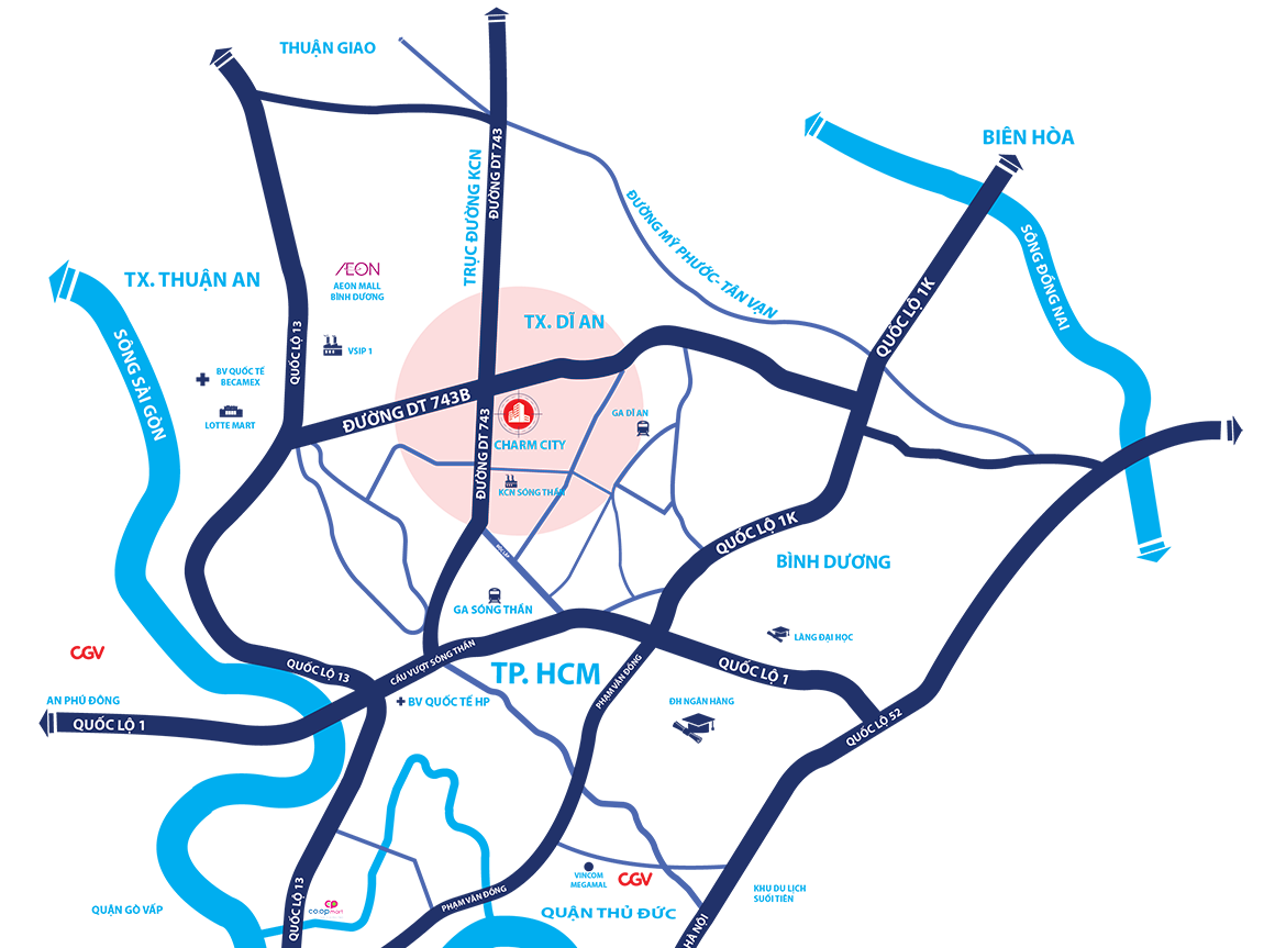 Chung cư Charm City - Ruby - Sapphire