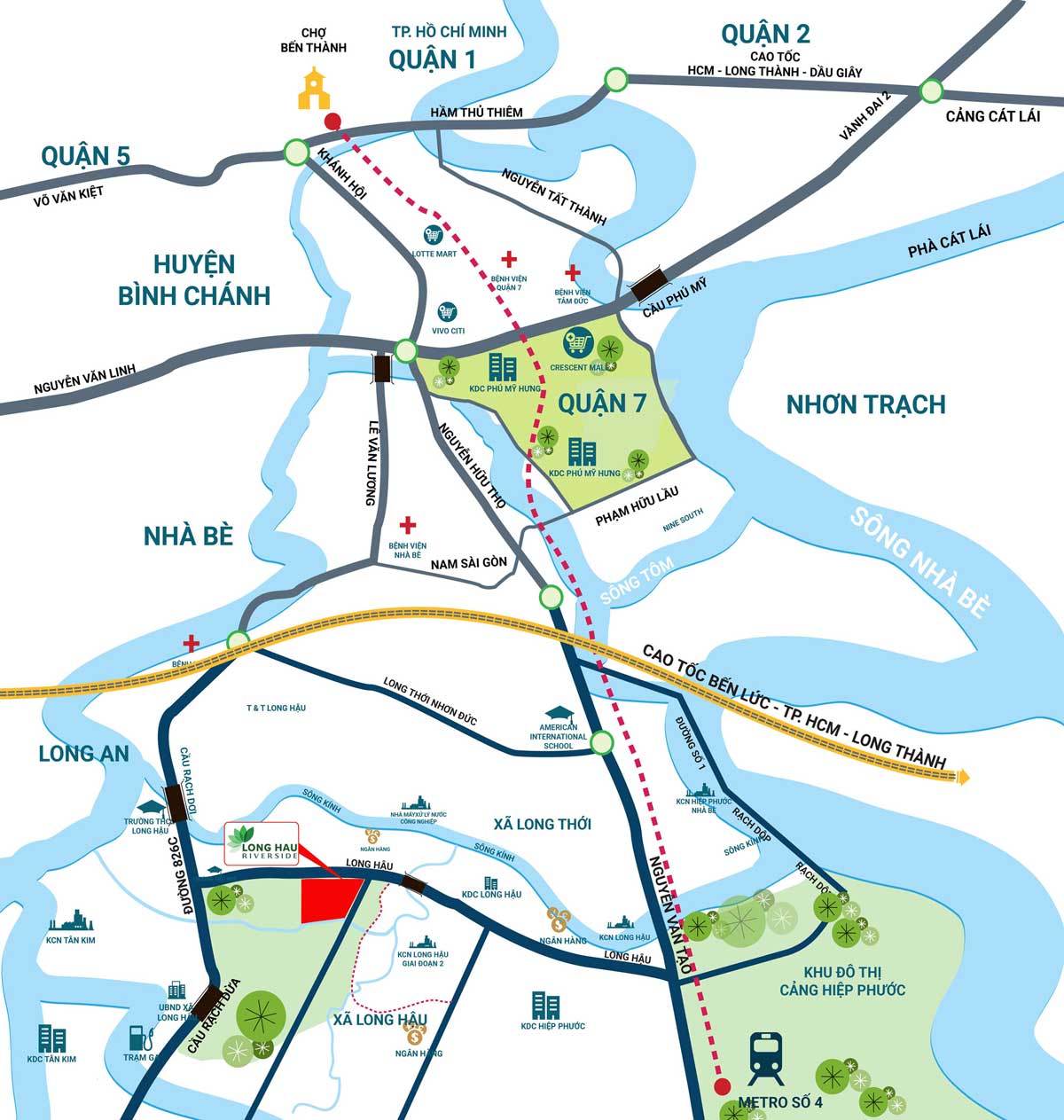 Khu dân cư Long Hậu Riverside (River villas Long An)