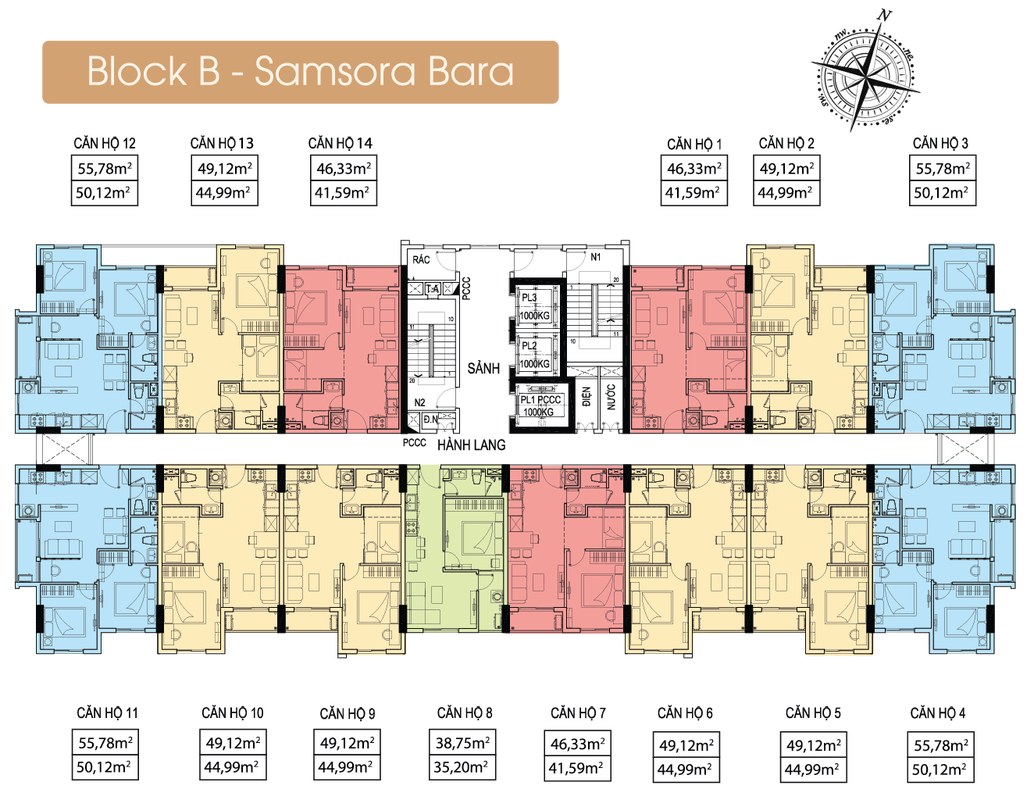 Khu căn hộ Samsora Riverside