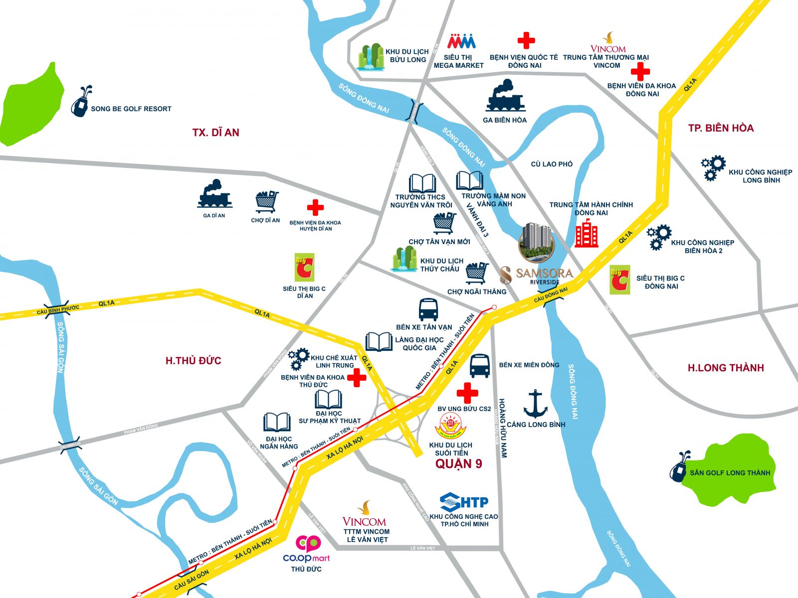 Khu căn hộ Samsora Riverside