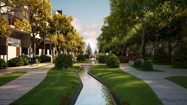 Khu đô thị vườn Midori Park - Khu đô thị vườn Tokyu Bình Dương
