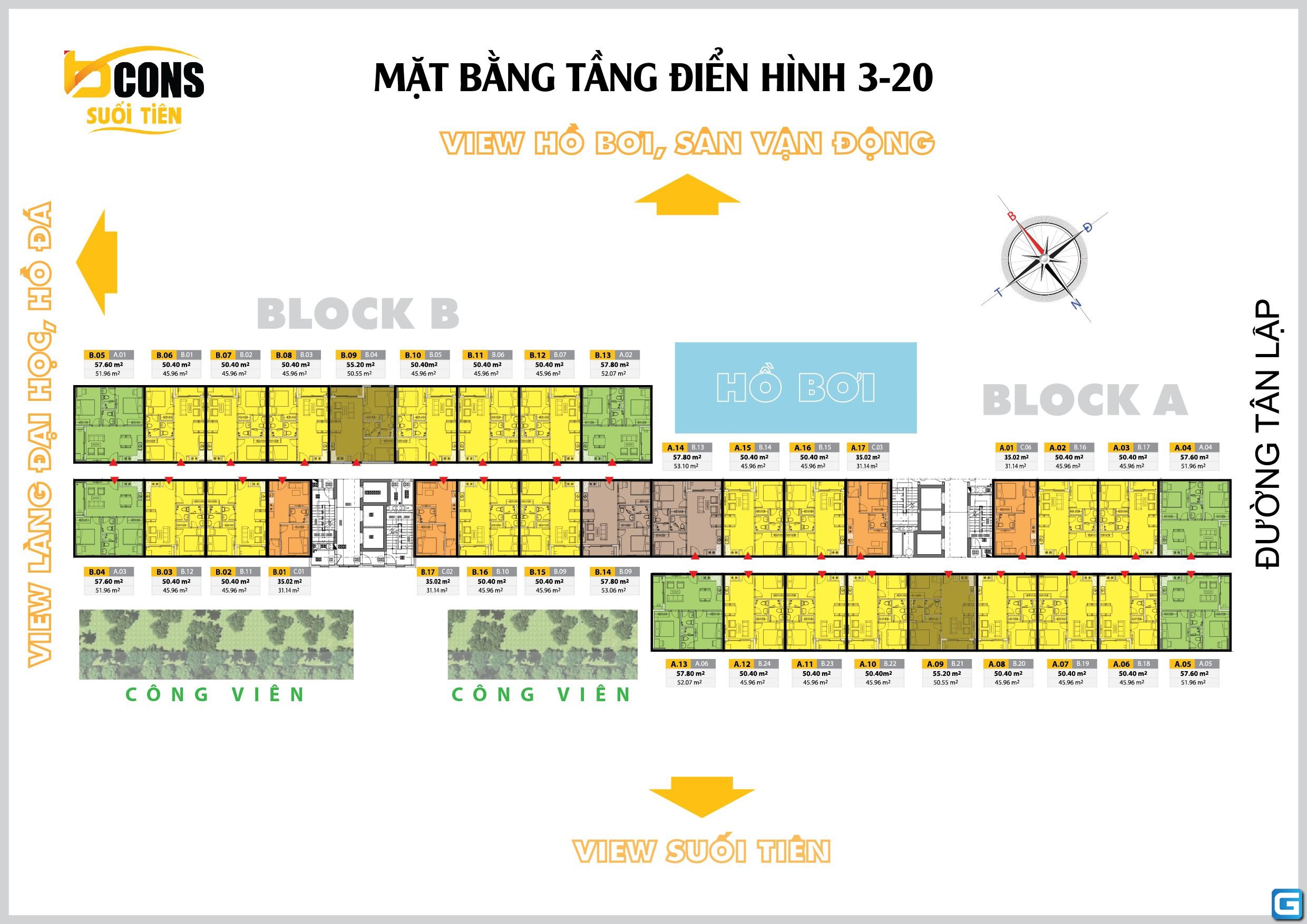Căn hộ Bcons Suối Tiên