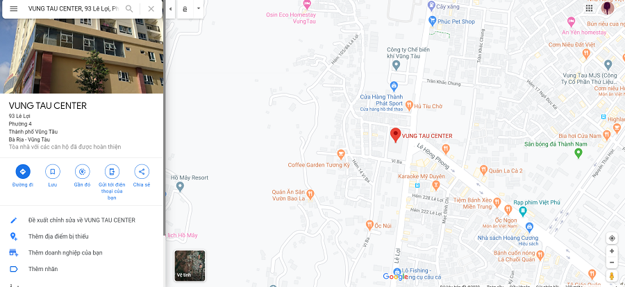 Căn hộ chung cư Vũng Tàu Center