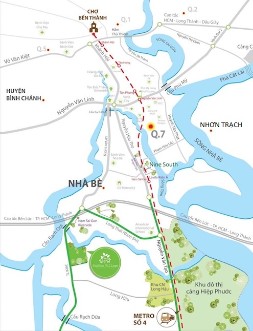 Nhà phố vườn ven sông Saigon Village