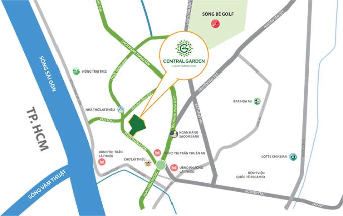 Khu dân cư Central Garden Lái Thiêu