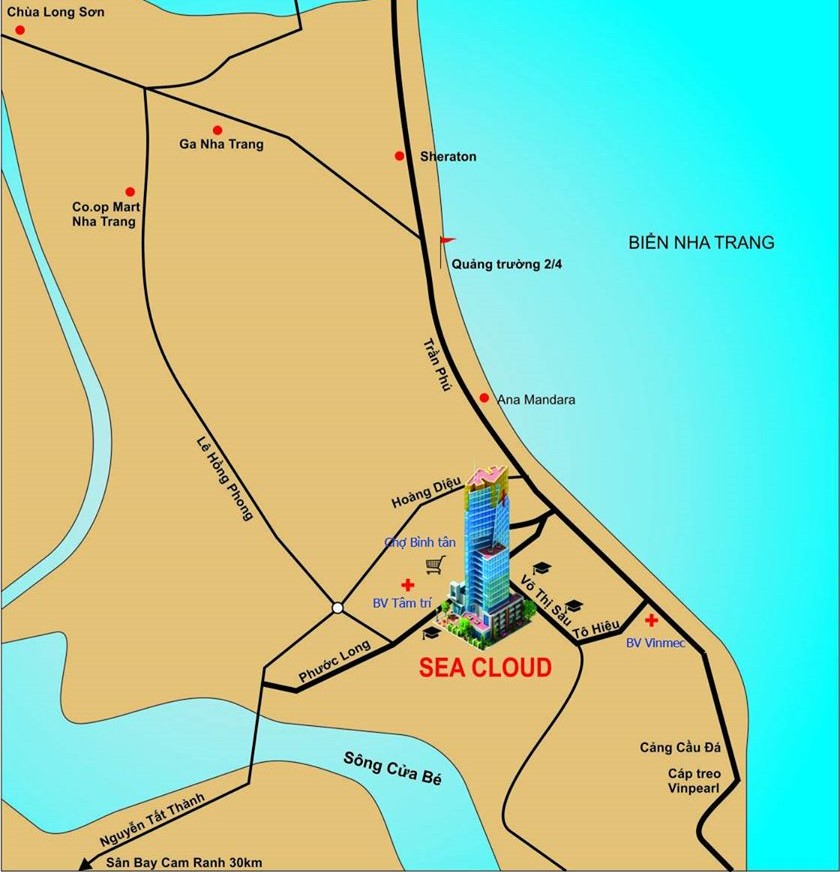 Khu căn hộ và dịch vụ Phước Long (Sea Cloud)