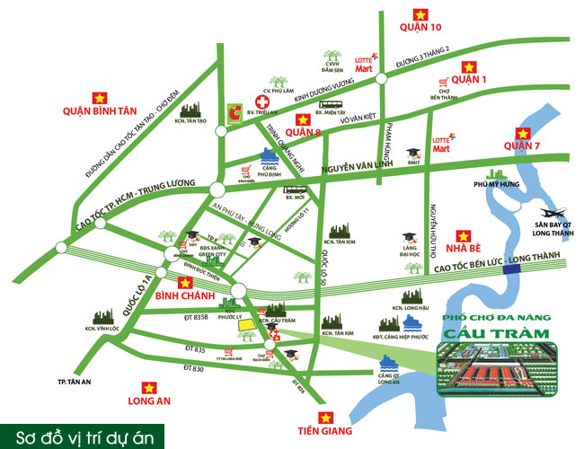 Phố chợ đa năng Cầu Tràm 2