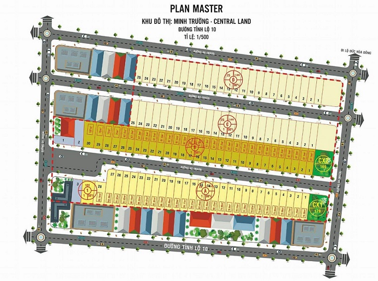 Khu dân cư Minh Trường Central Land