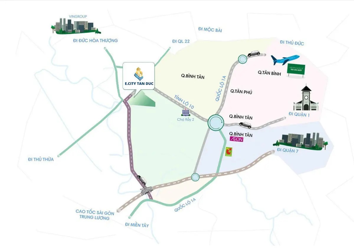 Khu đô thị E.City Tân Đức