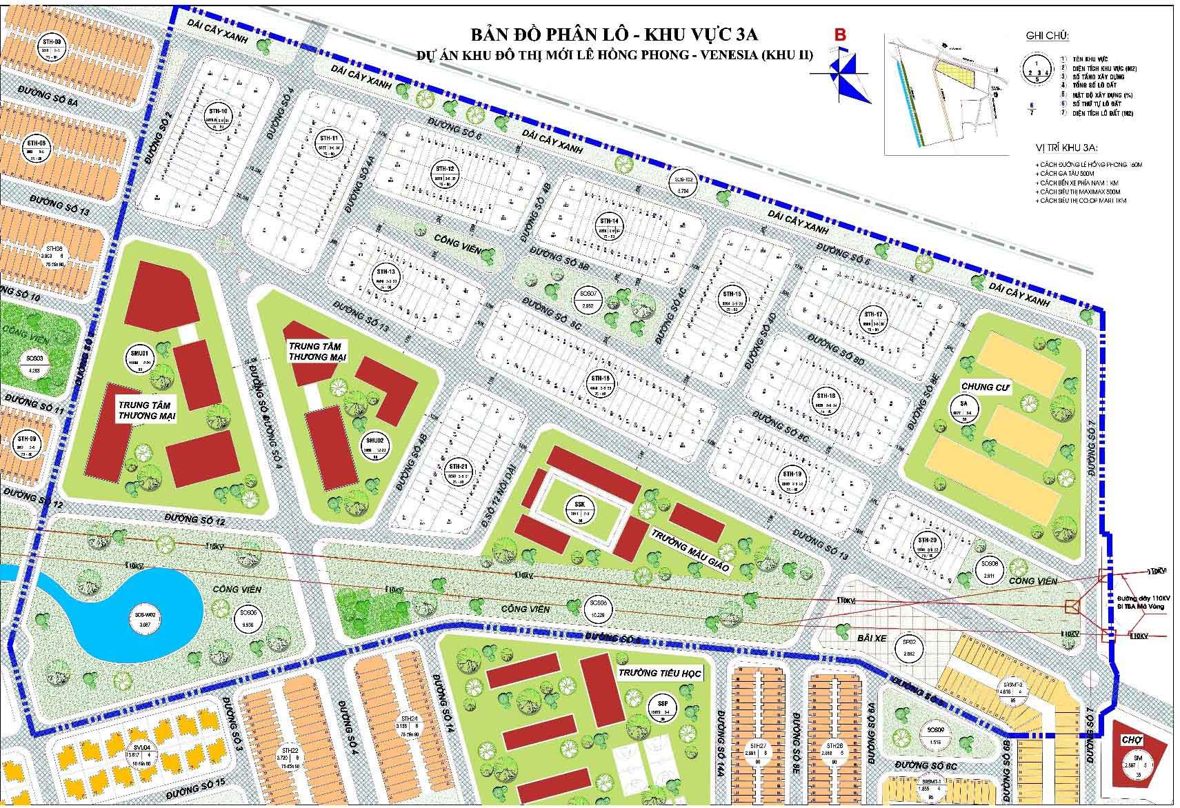 Khu đô thị Lê Hồng Phong II - Khu đô thị mới The Venesia