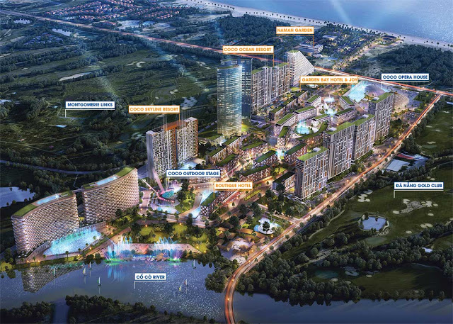 Tháp đôi Cocobay Towers Đà Nẵng - Tổ hợp du lịch và giải trí Cocobay Đà Nẵng