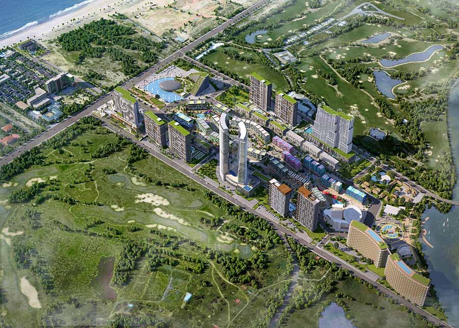 Tháp đôi Cocobay Towers Đà Nẵng - Tổ hợp du lịch và giải trí Cocobay Đà Nẵng