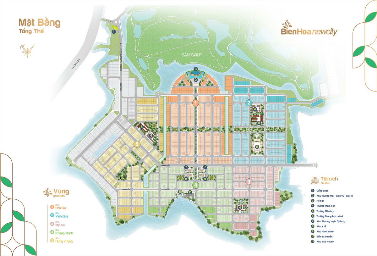 Khu Biệt Thự Sân Golf Long Thành