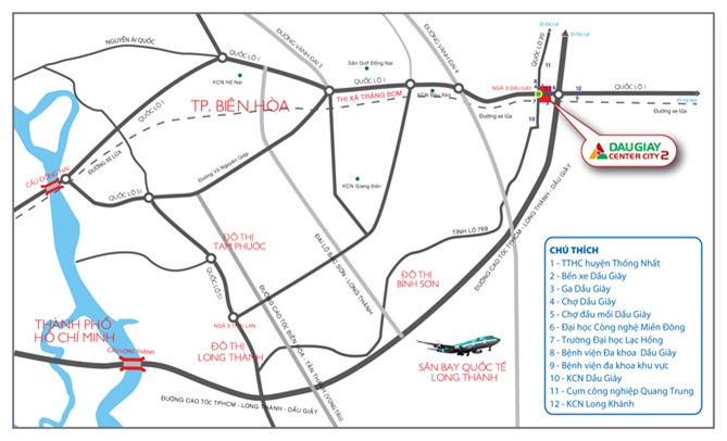 Khu đô thị Dầu Giây Center City 2 - Khu đô thị Dầu Giây Center City