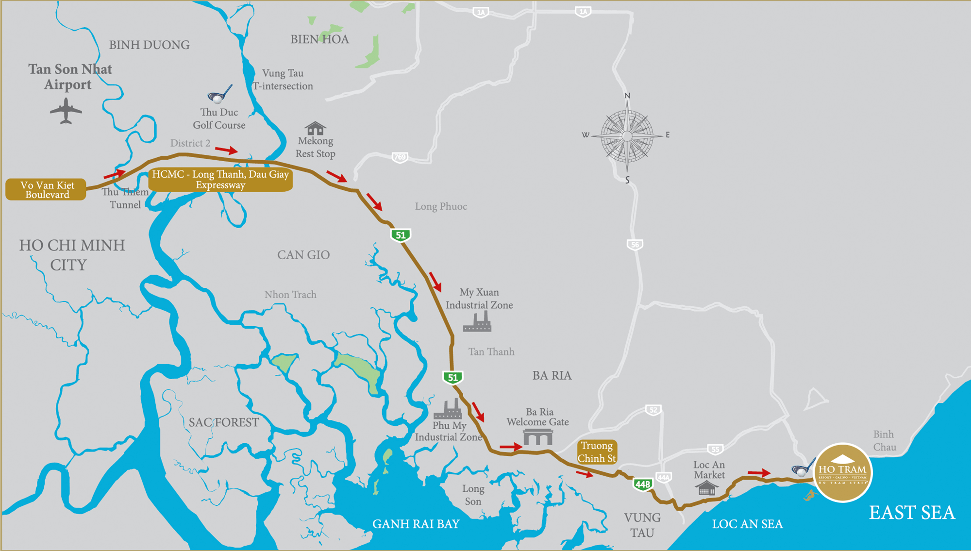 Khu phức hợp The Grand Hồ Tràm Strip