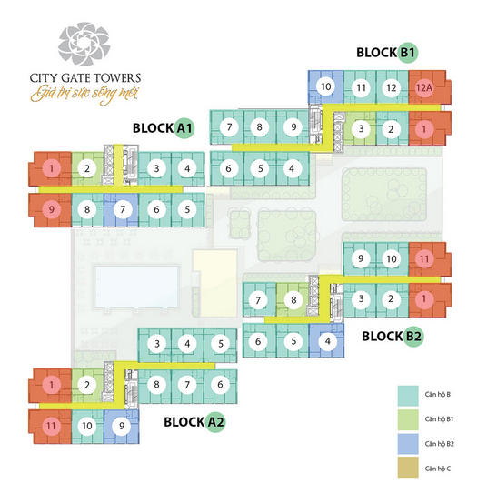 Khu căn hộ City Gate Towers