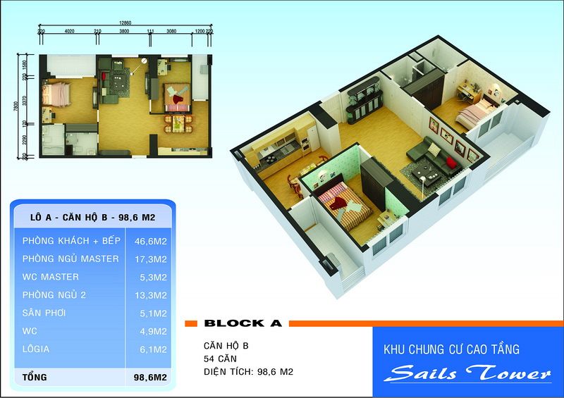 Chung cư Sails Tower (chung cư Sông Nhuệ)