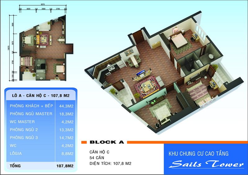 Chung cư Sails Tower (chung cư Sông Nhuệ)