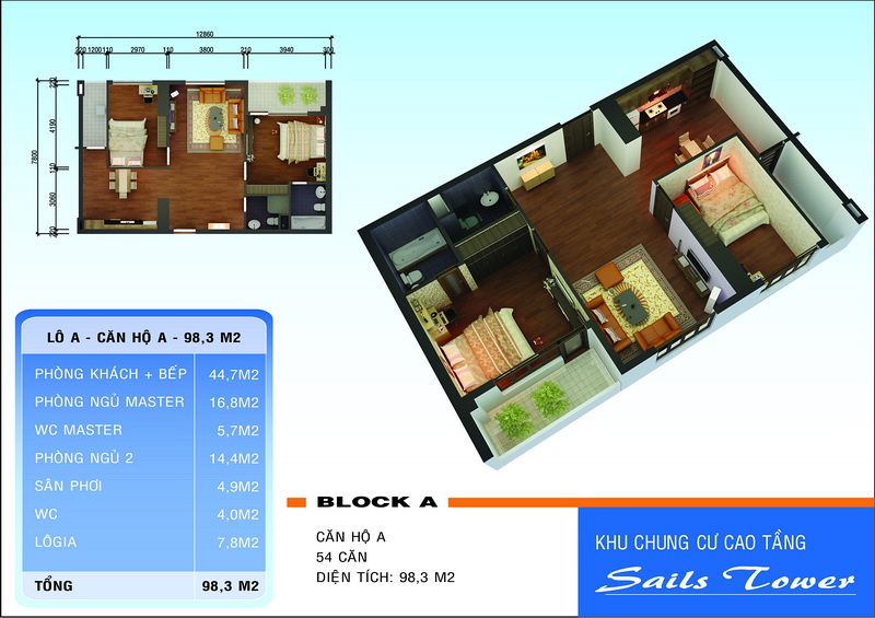 Chung cư Sails Tower (chung cư Sông Nhuệ)