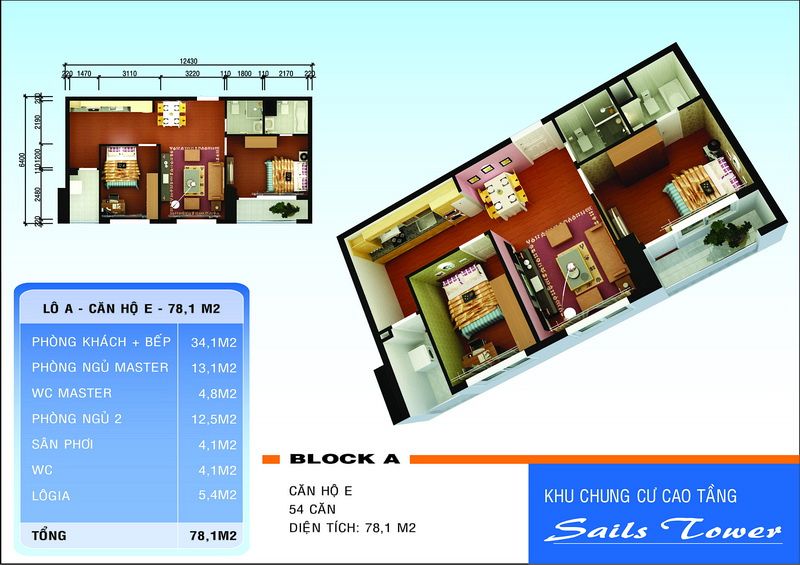 Chung cư Sails Tower (chung cư Sông Nhuệ)