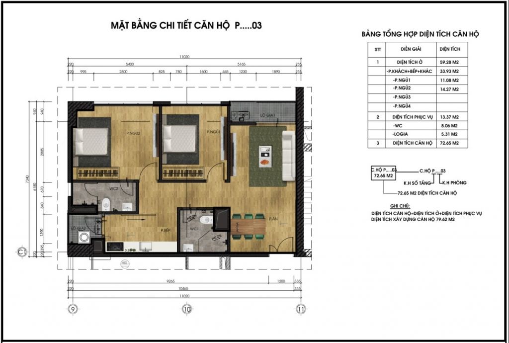 Chung cư CT5-CT6 Lê Đức Thọ