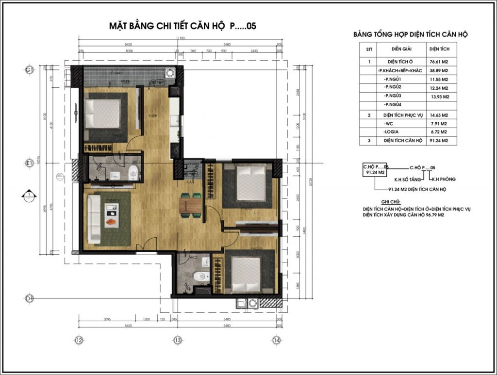 Chung cư CT5-CT6 Lê Đức Thọ