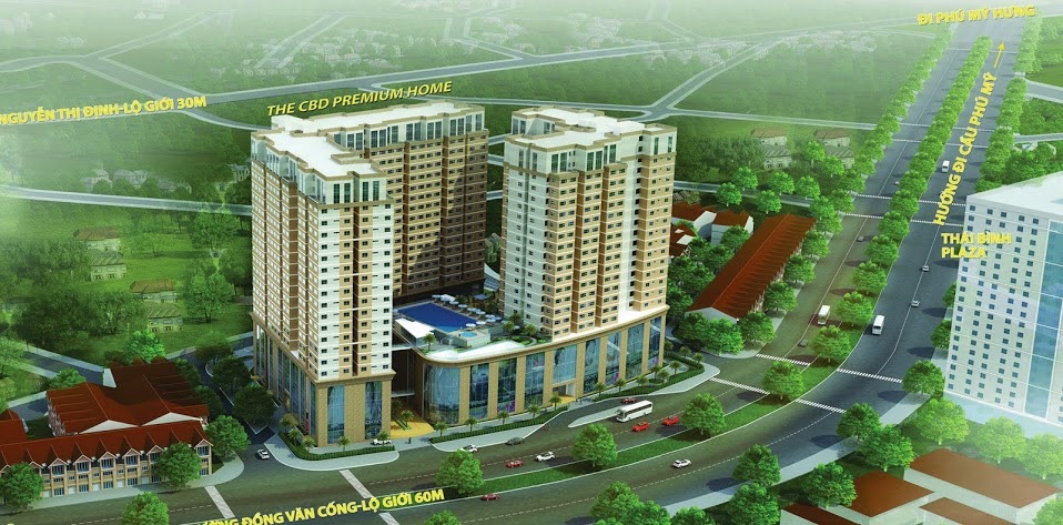 Khu căn hộ The CBD Premium Home